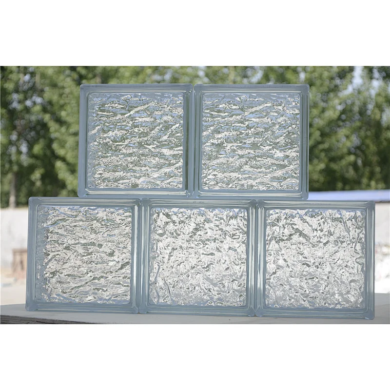 Decorative Frosted Foam Glass Blocks wall window building items