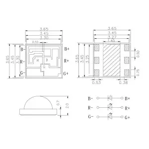 Ceramic 3535  high power SMD