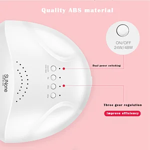 Sun one 48W ABS Material fast curing uv led lights for nails dryer