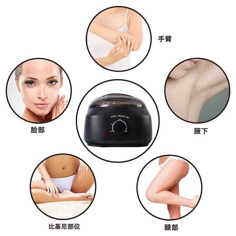 Paraffin Depilatory Epilator wax heater Set Kit