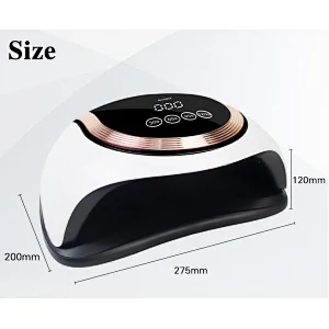 Blueque 4 timer 42beads 168w uv led nail lamp