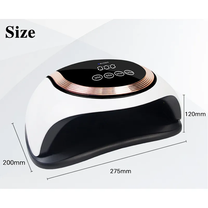 Blueque 4 timer 42beads 168w uv led nail lamp