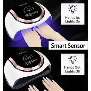 Blueque 4 timer 42beads 168w uv led nail lamp