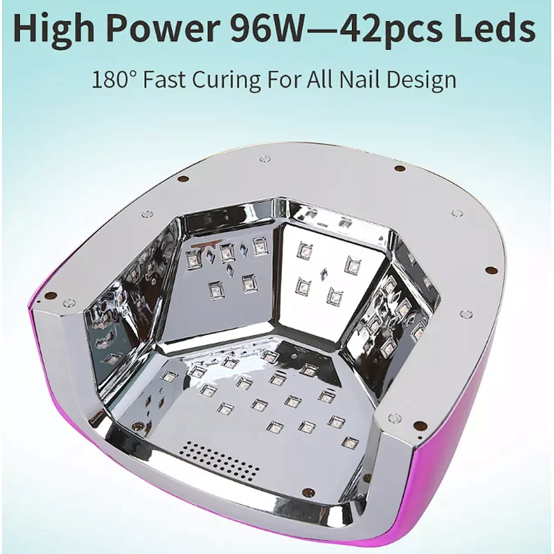 15600mah cordless rechargeable UV led nail lamp