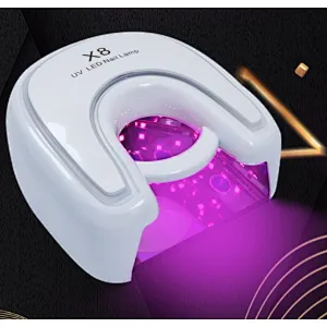 4 timer 48w manicure salon portable nail uv lamp