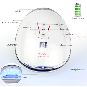 high quality gel polish nail uv lamp portable handheld
