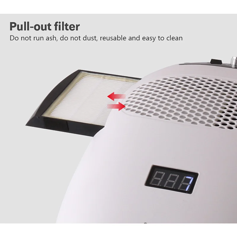 3 in 1 nail lamp nail drill with dust collector