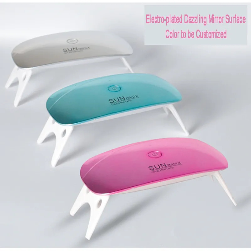 mini 6w 2 timer nail dryer machine sun uv lamp