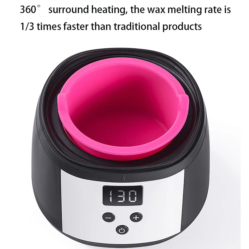 portable wax heater silicone pot waxing for hair removal