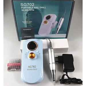 35000rpm portable rechargeable nail drill