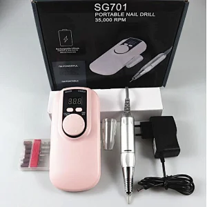 35000rpm portable rechargeable nail drill