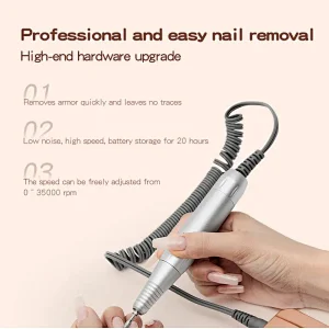 cordless manicure polisher file nail drill