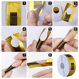 Golden U Shape Foil Disposable Private Label