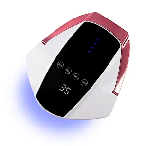 cordless 4 timer nail gel dryer lamp with handle