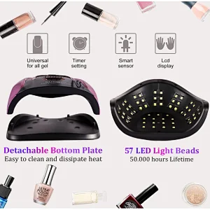 manicure light uv led curing nail lamp