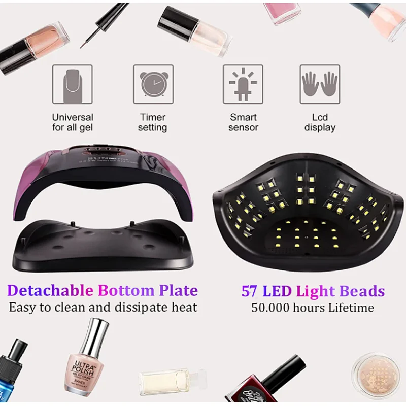 manicure light uv led curing nail lamp