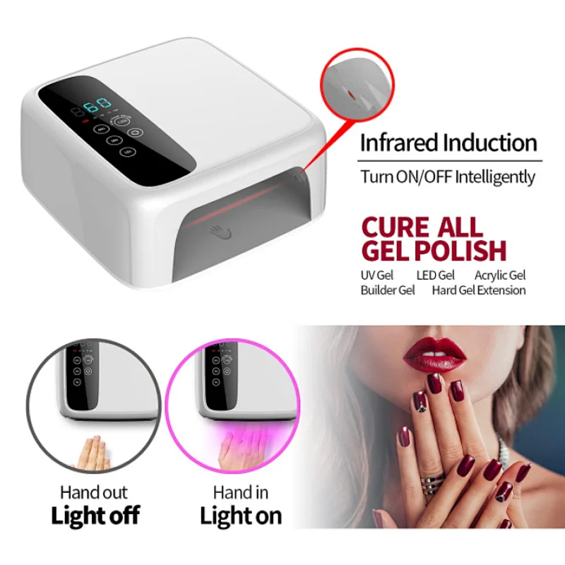 Cordless Rechargeable lamp nails led uv light