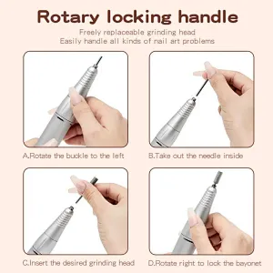 cordless manicure polisher file nail drill