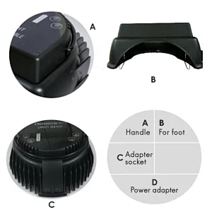 portable cordless 64w 28beads handheld nail lamp