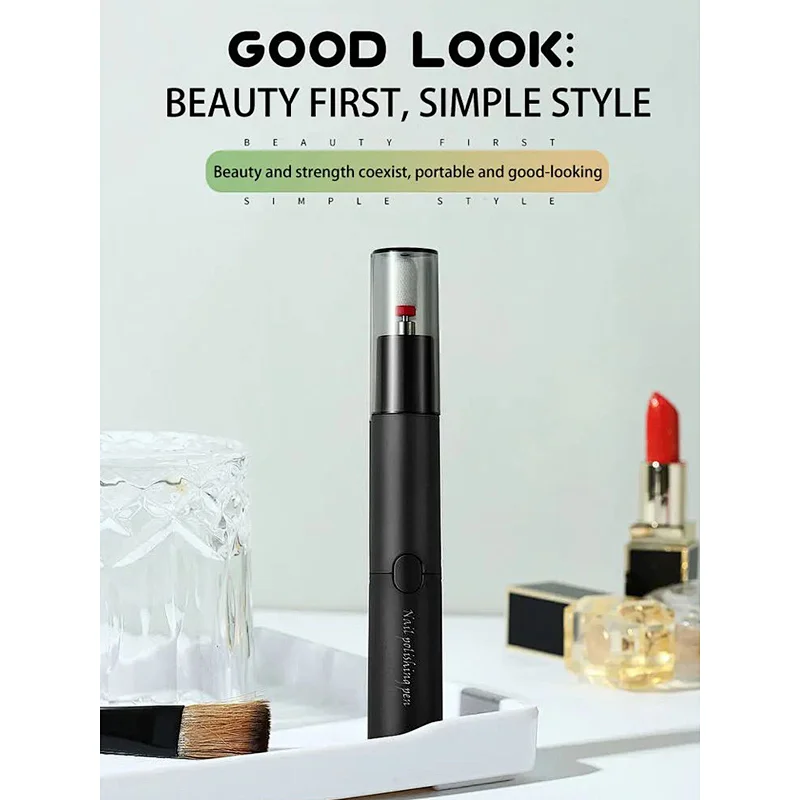 Professional Nail Polisher Pen With LED light