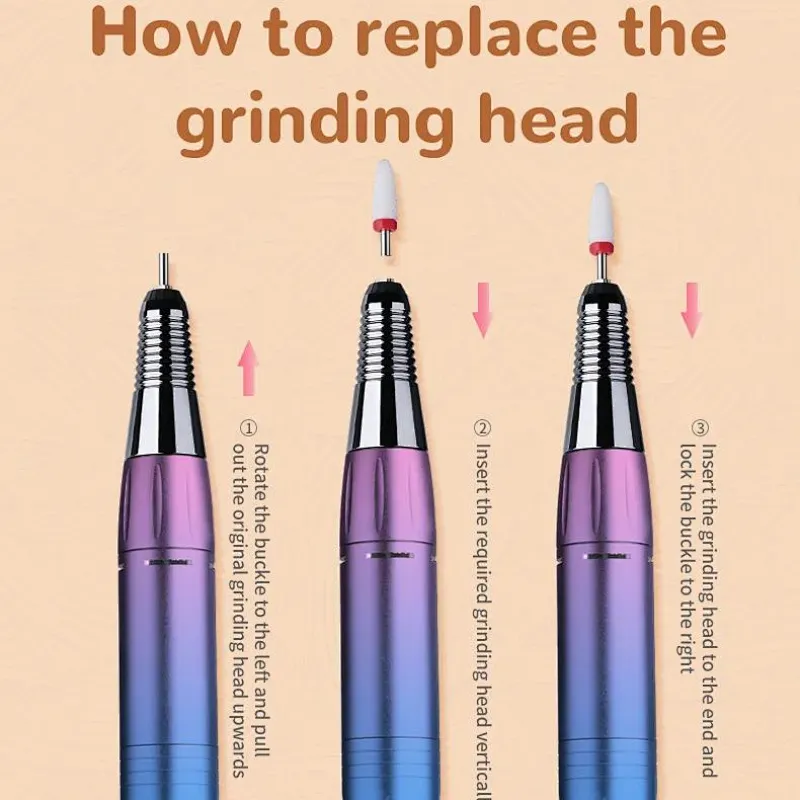 Portable Manicure and Remover Nail Drill