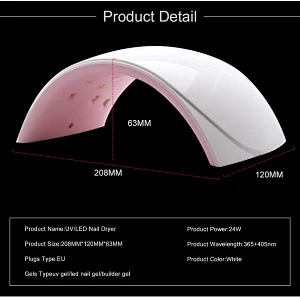 hot sale nailart salon uv lamp for nail polish