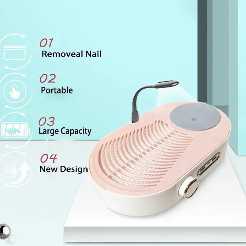 Functional Nail Dust Collector Vacuum Nail Polish Tool
