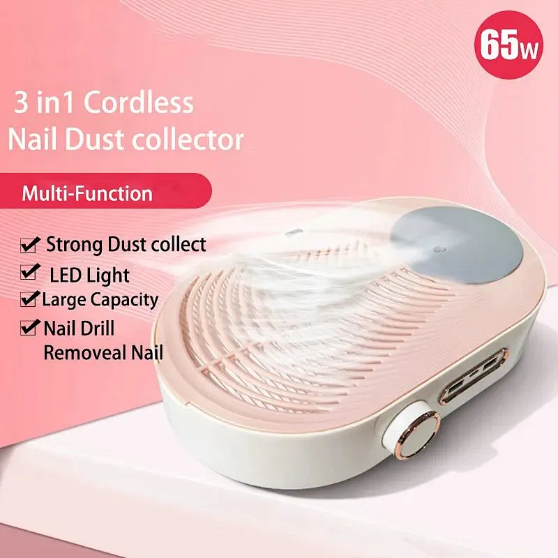 Functional Nail Dust Collector Vacuum Nail Polish Tool