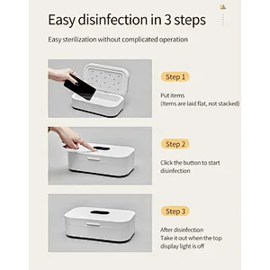 Nail Tools Disinfection Box Sterilization Beauty 3 Timer