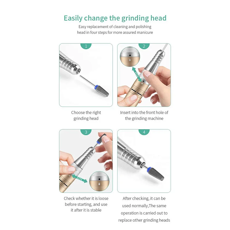Touch Screen Nail Art Motor Nail Drill Machine
