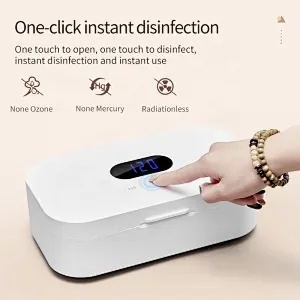 Nail Tools Disinfection Box Sterilization Beauty 3 Timer