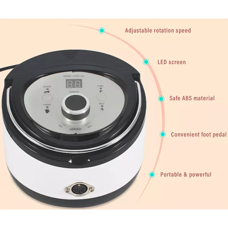 Nail Drill Machine 35000RPM Pedicure Manicure