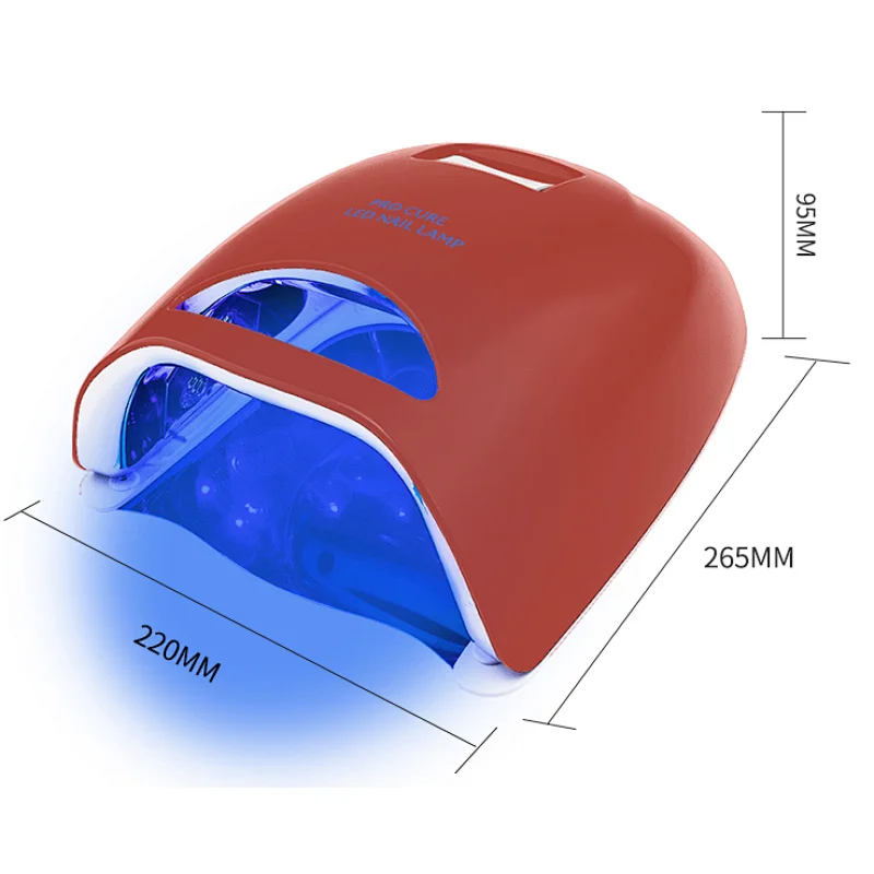 cordless nail drying lamp 48w 4 timer handheld