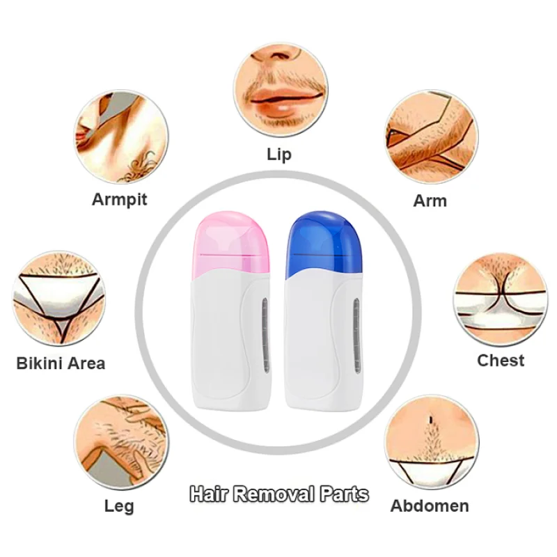 Wax Heater Roller Warmer Men Women Body Hair Removal