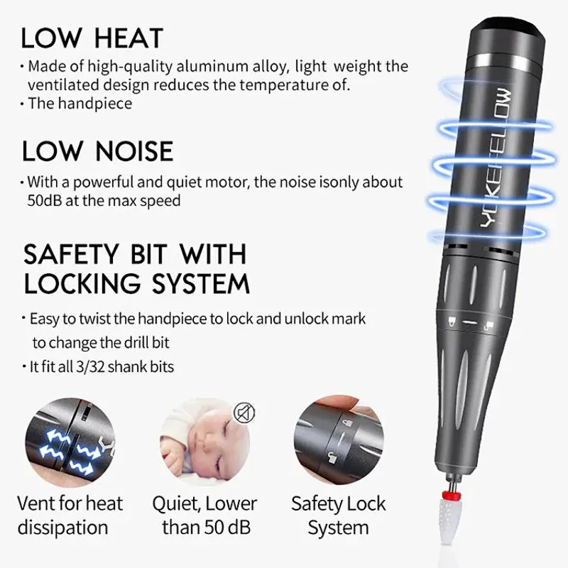 nails drill files manicure pedicure polish machine