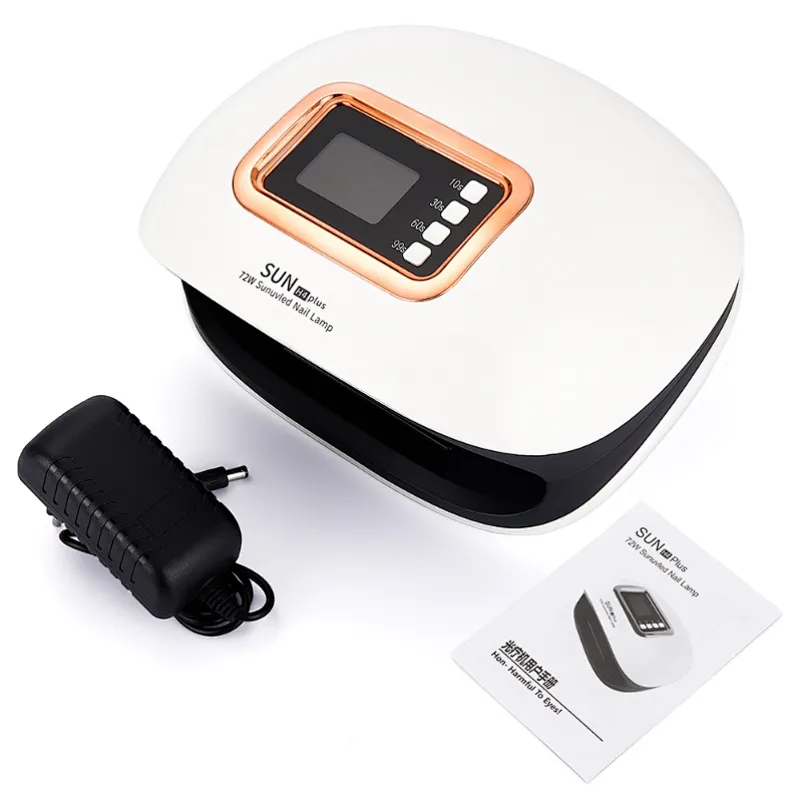 72W portable sunuv led lamp for nails professional