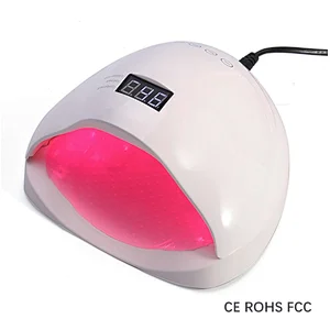 80w 33beads red light nail dryer lamp 3 timer