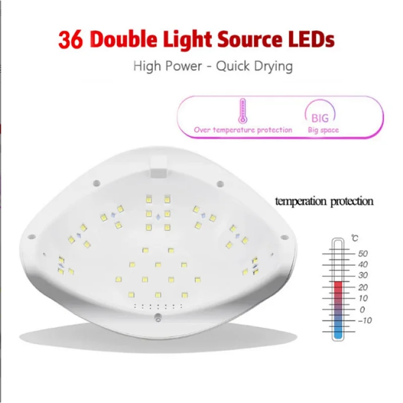 72W 36BEADS portable uv nail lamp
