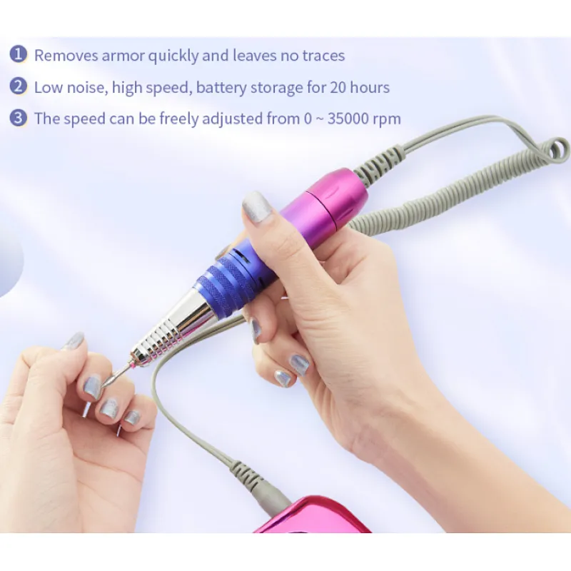 35000rpm rechargeable nail drill manicure machine