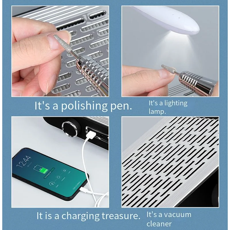 Nail Dust Collector Powerful Nail Vacuum Cleaner