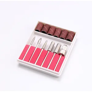 Grinding Head Sabd Ring 6pcs Set For Nail Drill