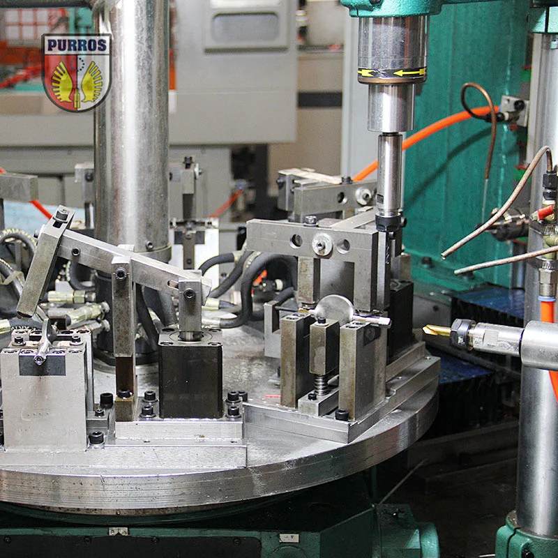 Rotary auto drilling & milling machine for steel butterfly disc