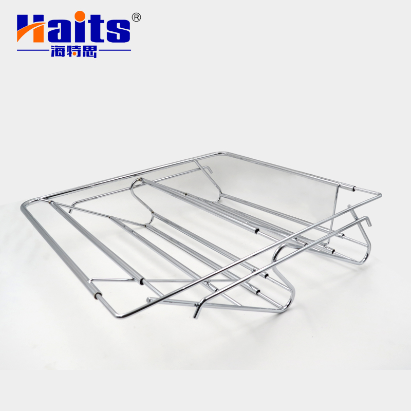 HT-10.1309 Haits Metal Wardrobe Hinging Shoe Rack Sliding Basket