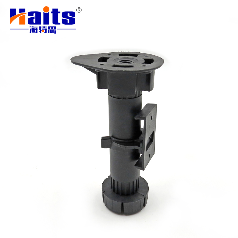 HT-07.041A-B Wholesale PP Plastic Adjustment Furniture Leg with Pin