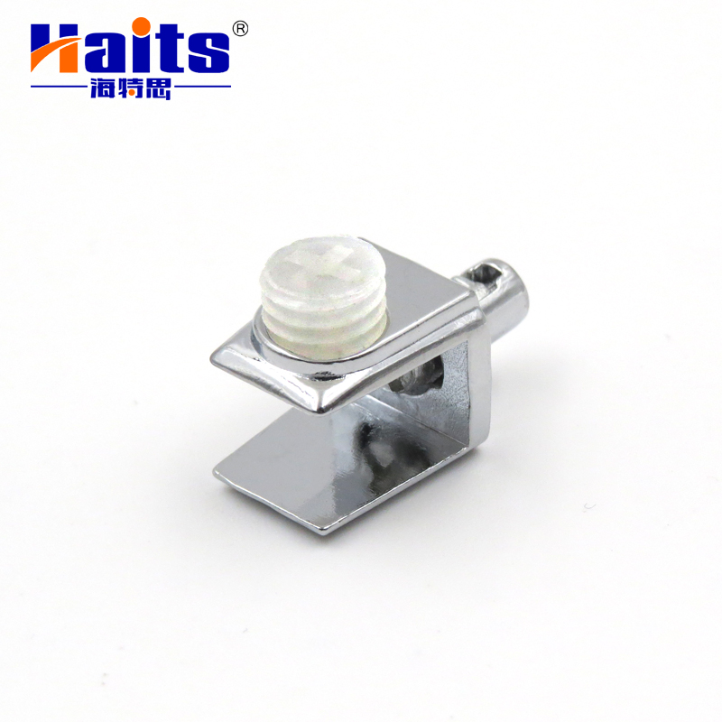 glass shelf support clamp