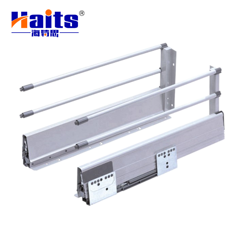 HT-01.025 C-X1 Furniture Hardware Luxury Metal Box Soft Close Heavy Duty Drawer Slides