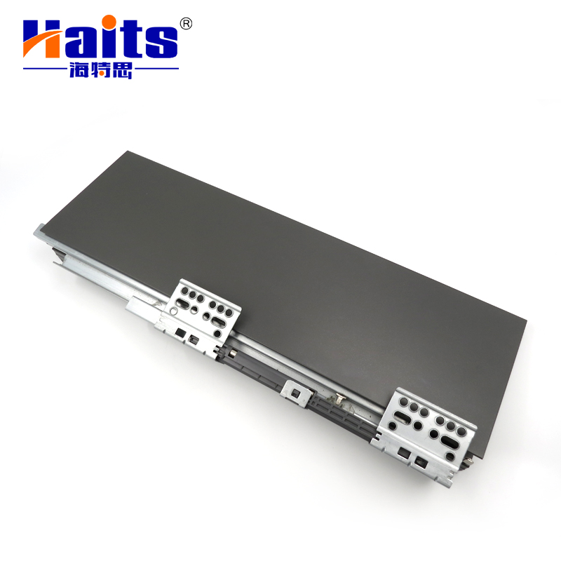 HT-01.E314 182MM Height Metal Box Drawer Slide Rail Undermount Drawer Slides Furniture Hardware Heavy Duty Double Drawer Slide