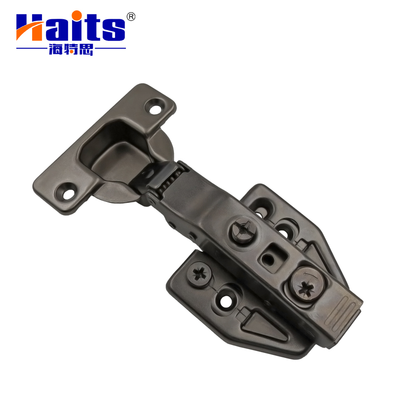 HT-02.022 JDX Hot Selling Black Color Hinge Soft Close Hinges Clip On Cabinet Hinge With 3D Base Furniture Hardware