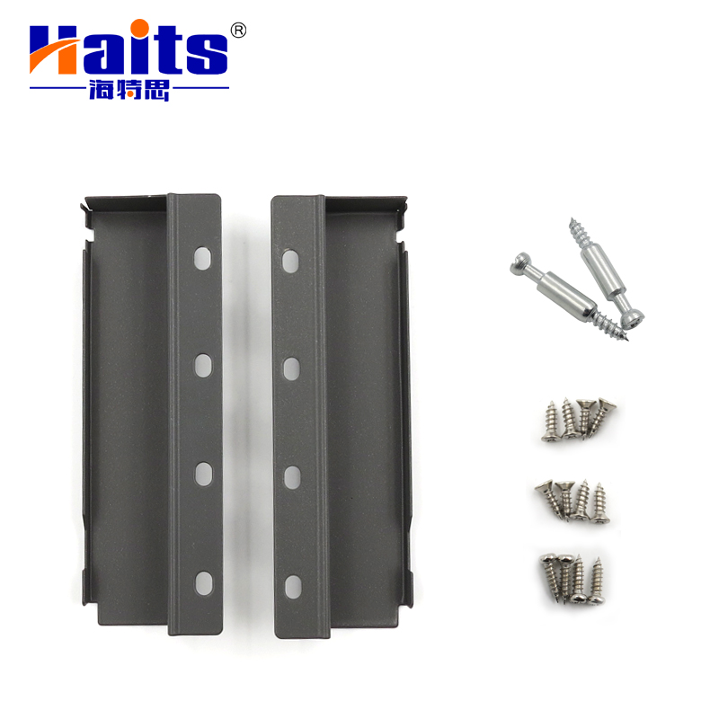 HT-01.E314 182MM Height Metal Box Drawer Slide Rail Undermount Drawer Slides Furniture Hardware Heavy Duty Double Drawer Slide