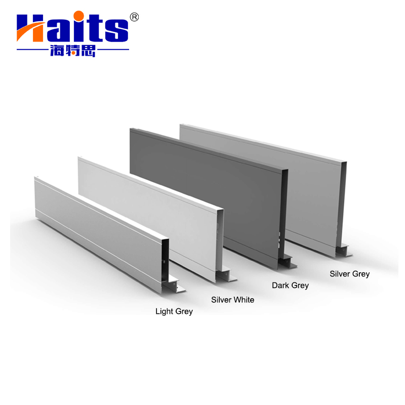 HT-01.E315 86mm Height Elegant Concealed Drawer Slide Soft Closing Ball Bearing Drawer Slides Furniture Hardware Supplier